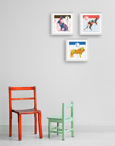 Colorful J is for Jackrabbit