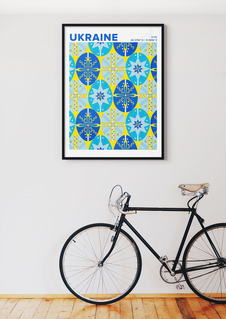 Colorful Ukraine Travel Poster