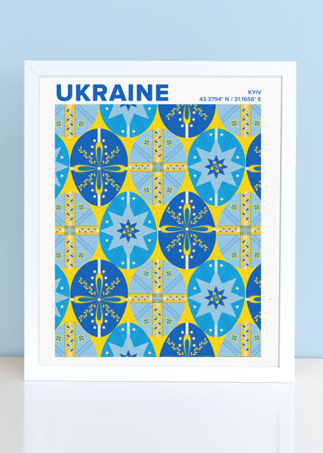 Colorful Ukraine Travel Poster