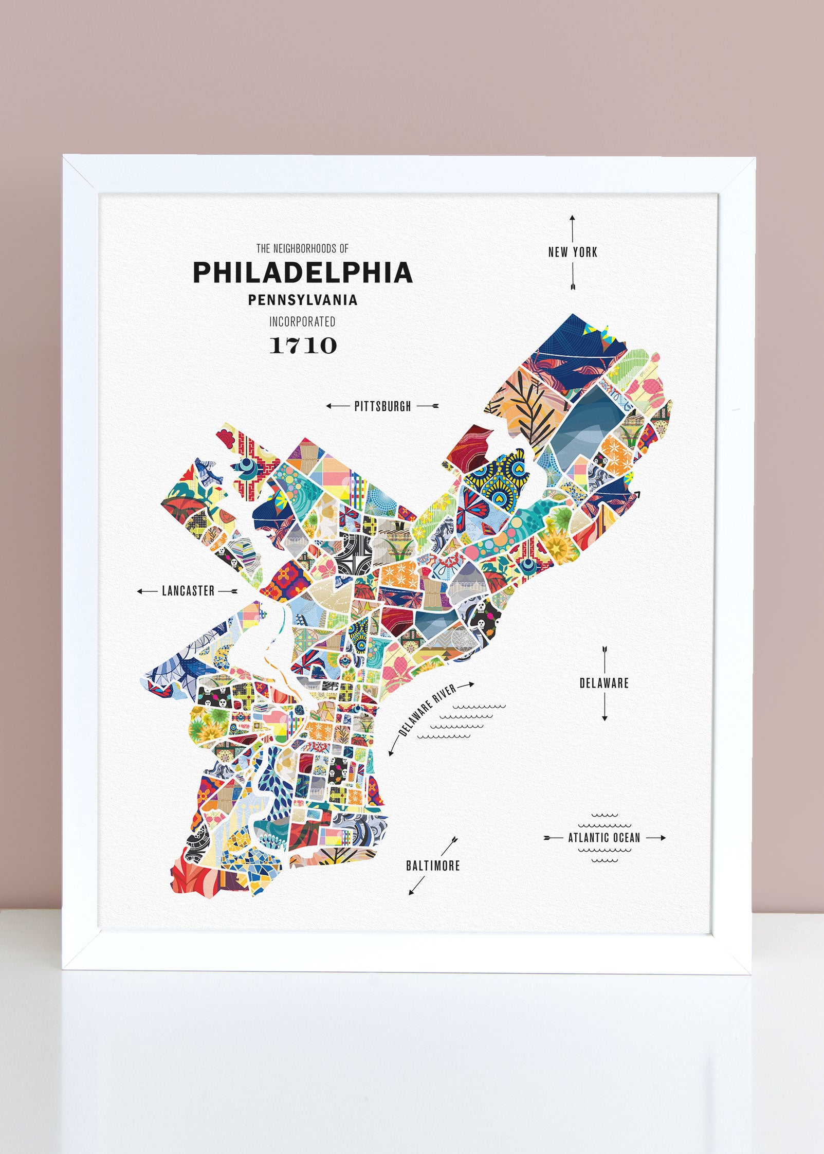 Philadelphia Treemap Printable Philadelphia Neighborhood Map