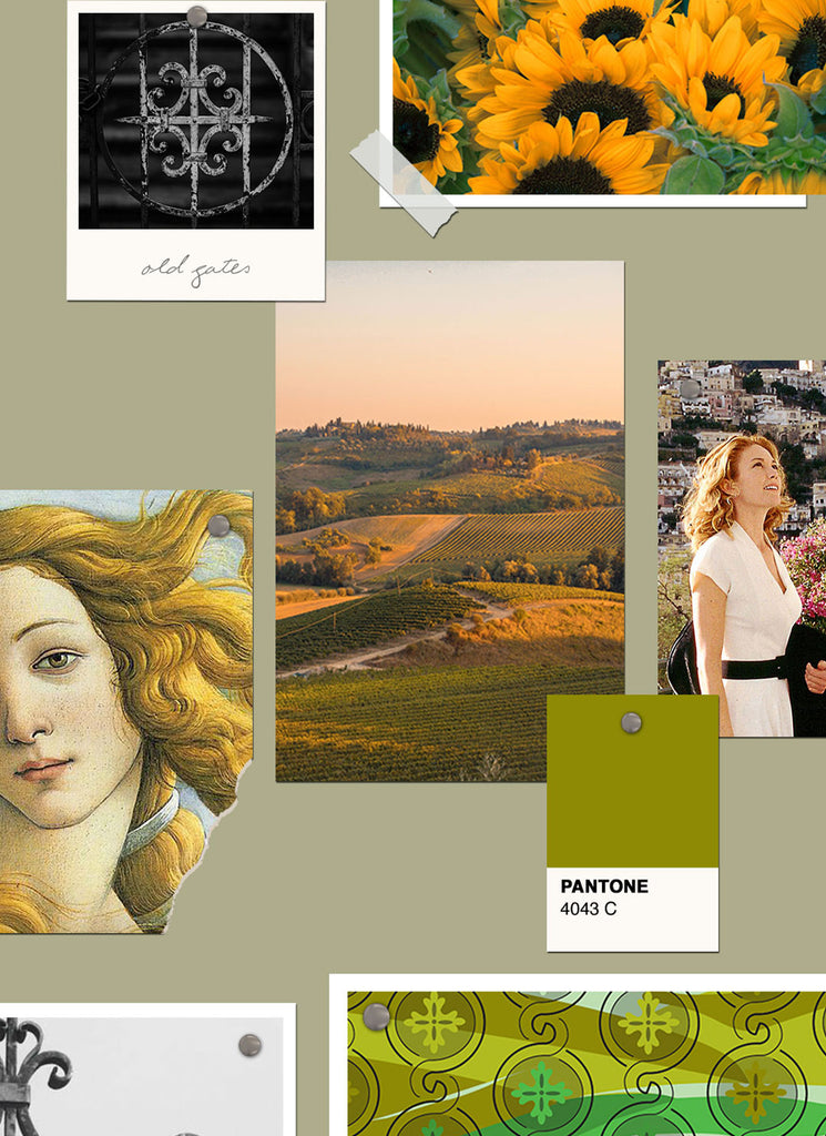 Colorful Italy "Italia" Travel Poster