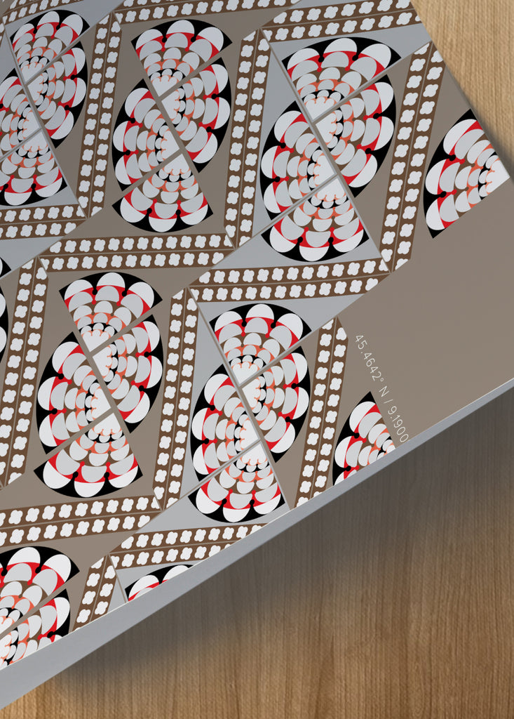 Colorful Milano, Italy Travel Poster