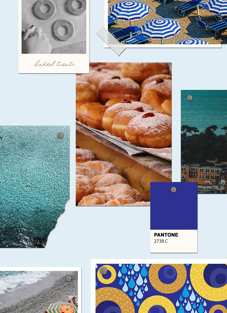 Colorful Naples "Napoli" Italy Travel Poster