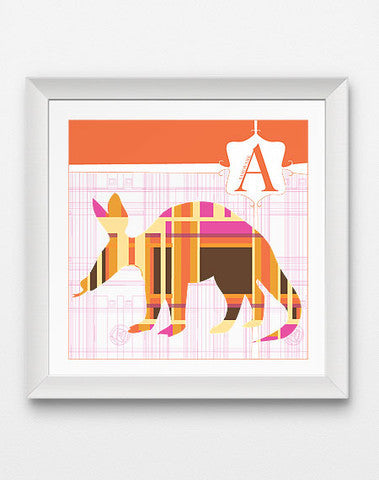 Colorful A is for Aardvark