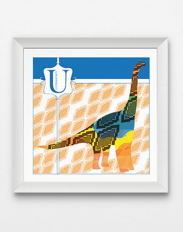 Colorful U is for Ultrasaurus