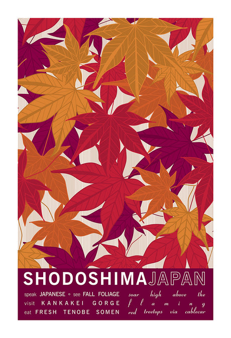 Colorful Shodoshima, Japan Travel Poster